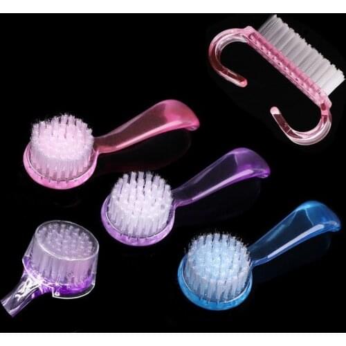 Sale Nail Cleaning Nail Brush Tools File Nail Art Care Manicure Pedicure Soft Remove Dust Small Angle Clean Brush for Nail Care