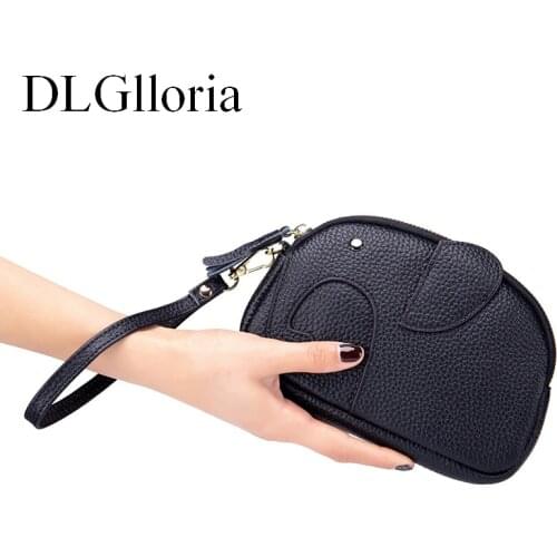 2020N Genuine Leather Bags Female Clutch Fashion Simple Cell-Phone Bag Large Capacity Wallet Card Holder Money Keeper Coin Purse