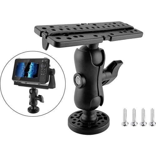 Marine Boat Fishfinders Mount Base Universal Mounting Plate Kayak Supporter