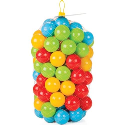 Vardem Slide Game Set (Blue Pool/6 cm 100'lü Game Pool Ball/Pump/Red Slide)