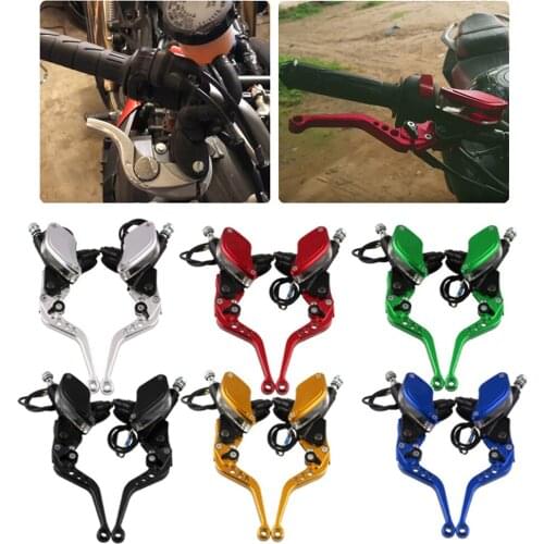 1pcs brake pump Motorcycle Handlebar Dual Hydraulic Brake Pump Clutch 22mm