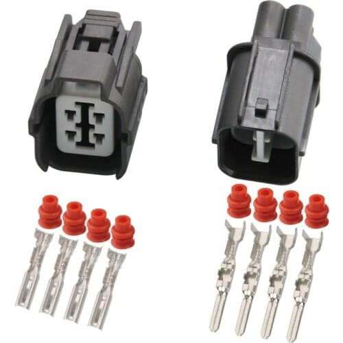 4 Pin Sumitomo 6189-0132 6181-0073 Female Male HW Sealed Electrical Wire Connector For Honda B-Series O2 Sensor Plug
