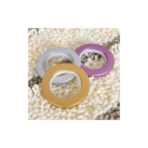 Wholesale Curtain Accessories Nano Mute Curtain Rings Roman Grommets Eyelet Rings Hole-digging Circle Slide Rings