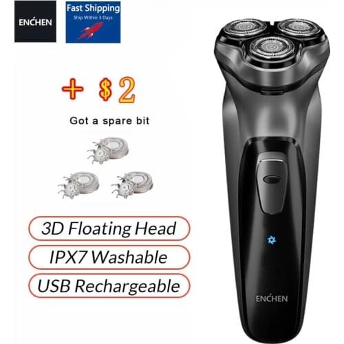 MIJIA Enchen 3D Electric Shaver Shaver Mens Washable Type-C USB Rechargeable Shaver Beard Trimmer Portable Electric Shaver