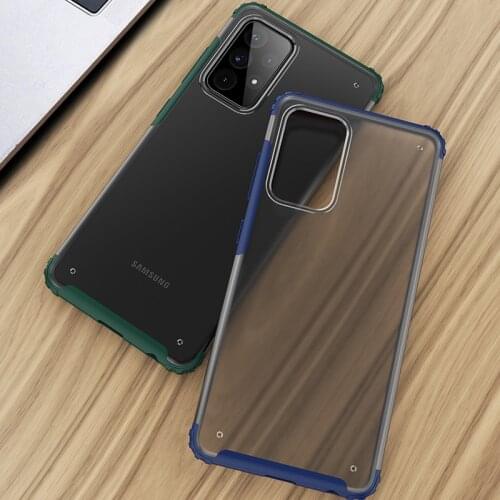 Case for samsung a52 a72 4g 5g bumper cover on galaxy a 52 72 52a 72a samsunga52 protective phone back coque bag tpu pc matte