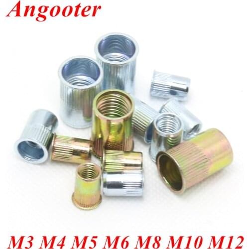 M3 M4 M5 M6 M8 M10 M12 Rivet Nut Carbon Steel Reduce Head Blind Insert Nut Small head rivet nut countersunk Rivnuts Insert Nuts