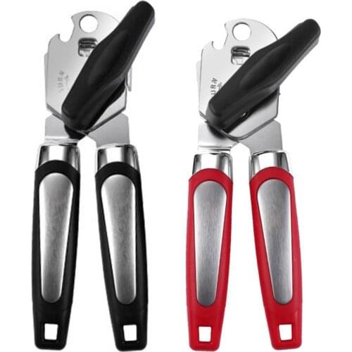 Stainless Steel Cans Opener High Quality Professional Ergonomic Manual Can Opener Side Cut Manual Can Opener with Handle