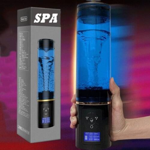 New Electric Penis Enlargement Vacuum Pump Male Masturbator Cup Penis Extender Training with Spa Sex Machine For Man Erotic toys