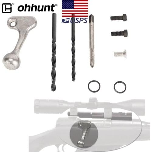 Ohhunt Tactical Mosin Nagant Polished Stainless Steel Bolt Handle Bent Parts Bolt Adapter Sets Hunting Rifle Accessories