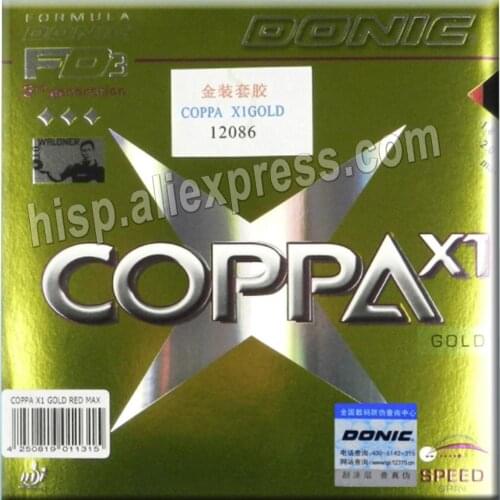 Original Donic COPPA X1 Gold/ COPPA X1 TURBO Platin/ COPPA X2 Platin Soft/ COPPA X3 Silver table tennis rubber tennis rackets