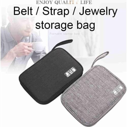 Portable Cable Organizer Bag Travel Electronic Accessories Carrying Case For Digital Camera USB Charger Power Bank Storage Bag