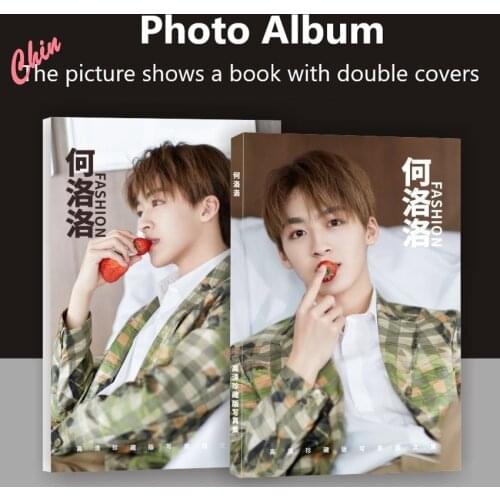 R1se He Luoluo Photobook Poster Badge Bookmark Photo Album Postcard Fans Collection Art Book Chinese Star Around