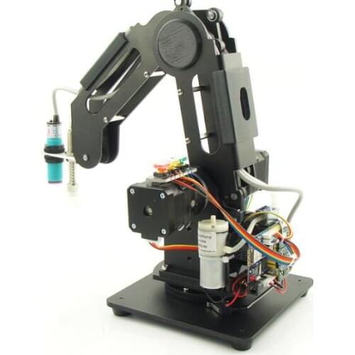 Robot arm manipulator industrial robot 3 axis planetary gear motor automatic production line black