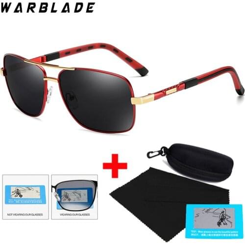 Classic Alloy Polarized Sunglasses Brand Design Men Metal Coating Driving Sun Glasses Male Shades Eyewear Oculos De Sol UV400