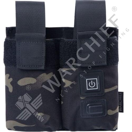 Tactical M4 Double Magazine Pouch Warmer Function Holster Pouch Bag Holder Airsoft Rifle Accessories For Outdoor Hunting