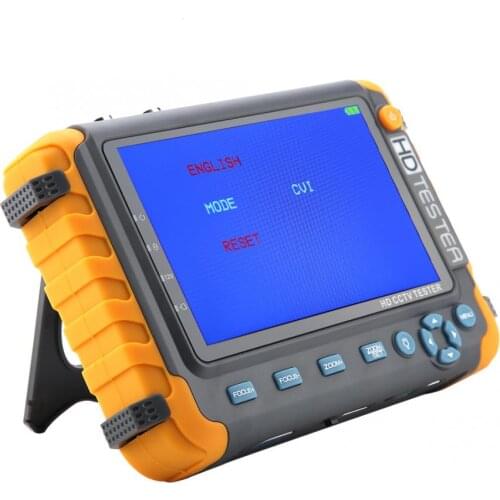 5inch 5MP 4-in-1 TVI AHD CVI CVBS CCTV Security Camera Tester CCTV Tester AC 220V EU Plug HD Coaxial Tester Set with BNC Cables