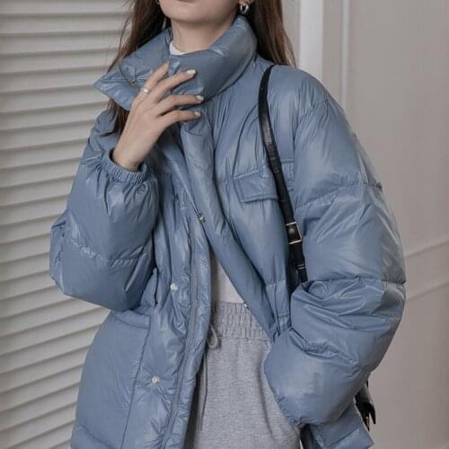 Winter Coat Women Parkas Puffer Jacket Jackets for Women 2021 Down Coat Female Short Light Thin Clothes Jaqueta Feminina HLY204