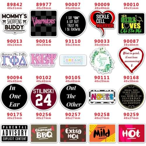 10 pcs Resins Flatback for Hair Bows Planar Resin Crafts Custom Resin for DIY Phone Decorations PR89842