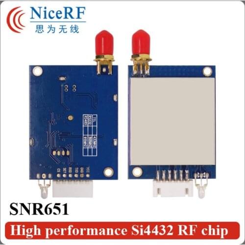 2sets TTL RS232 RS485 SNR651 Embedded Multi-ports Network Node 433MHz rf long distance transmitter module