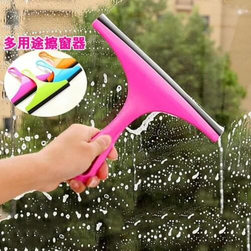3pcs/Set Window Glass Squeegee Cleanup Scraper Wiper Multifunctional Cleaner Washing Home Tools for Bathroom