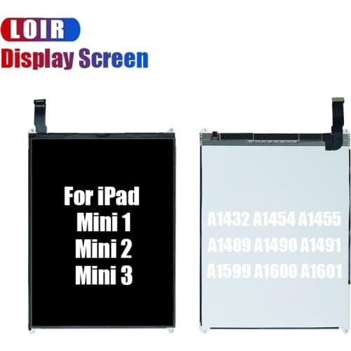 For iPad Mini 1 2 3 A1432 A1454 A1455 A1489 A1490 A1491 A1599 A1600 A1601, Change Lcd Screen For iPad Mini1 Mini 2 Mini 3 LCD