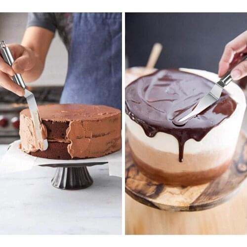 Cake Decorating Tools Stainless Steel Baking & Pastry Tools Portable Cream Spatula Cake Butter Accessories Kitchen Gadgets