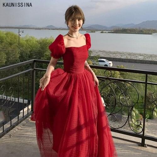 KAUNISSINA Women's Puffy Dresses