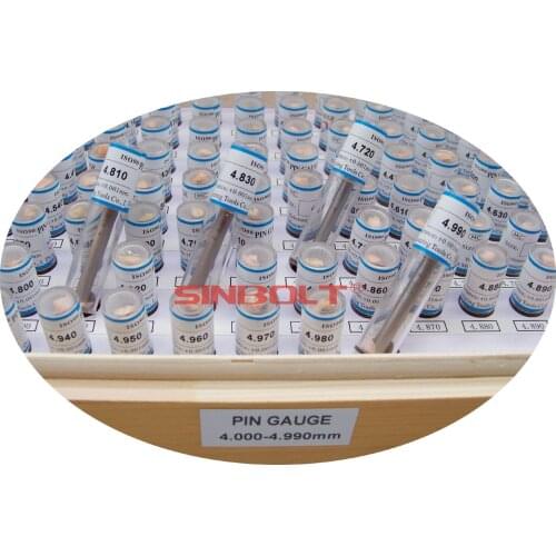 Pin gauge /Plug Gauge Set,4.000mm--4.990mm(Interval: 0.01,100pcs),Fast Delivery