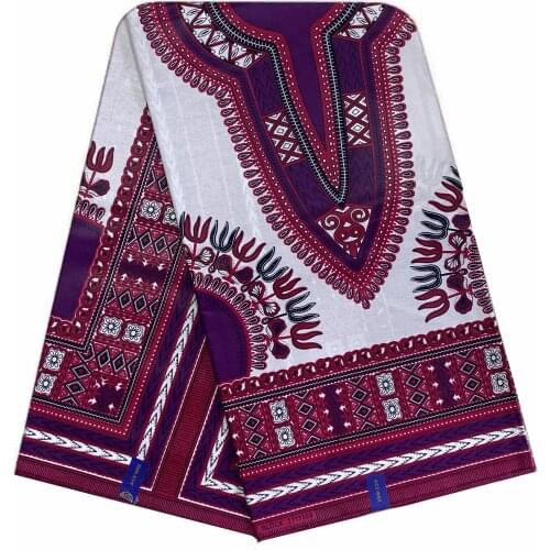 Nigeria Ankara African 100% cotton Wax Prints Fabric High Quality 6 yards new ankara design dashiki fabric for cloth