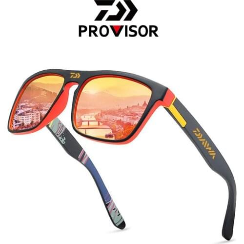 New Daiwa 2021 Mens Polarized Fishing Glasses Summer Outdoor Mountaineering Fashionable Colorful Film Sports Sunglasses 168