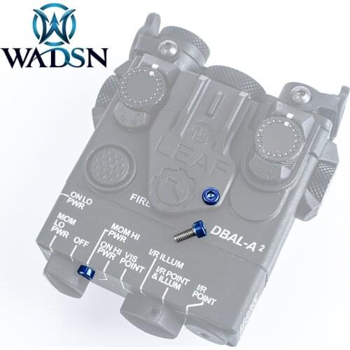 WADSN Tactical PEQ Mini DBAL-A2 Blue Screws 10pcs Hunting Rifle dbal a2 Screw Laser Sight Accessories