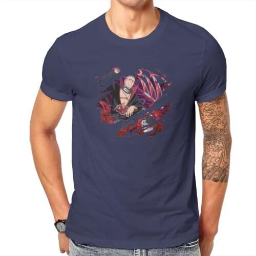 Promo baseball Men HIDAN AKATSUKI Hidan Akatsuki Red Cloud Crunchyroll Top Quality Print Top Quality O collar Tshirt
