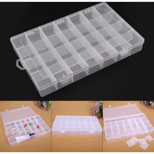 Removable Multipurpose Transparent Organizer Container Storage Box Fit for Household Daily / Cosmetic / Jewelry / Tool Parts