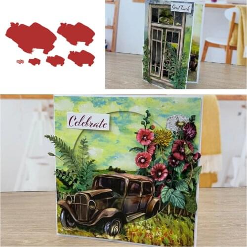 Dies Scrapbooking Metal Plant Daisy Cutting Dies Craft Embossing Make Paper Greeting Card Making Template DIY Albums 2021 New