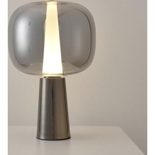 Modern Glass Ball Table lamps Gold Nordic Simple Bedroom Bedside Decoration Desk Lamp Home Decor LED Table Light Lamparas