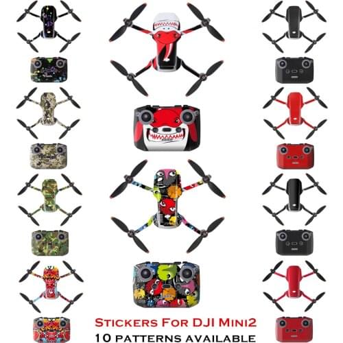 Sunnylife Waterproof Skin Protective PVC Stickers Drone Body Arm Remote Control Protector for DJI Mavic Mini 2 UAV Accessories