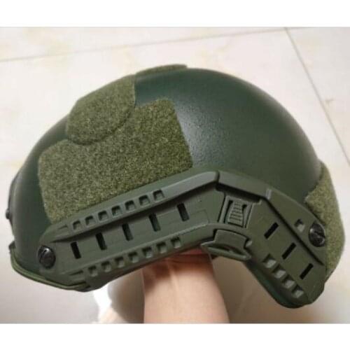 UHMW-PE BALLISTIC IIIA BULLET PROOF HELMET M/L L/XL BLACK/ARMY GREEN/Sand