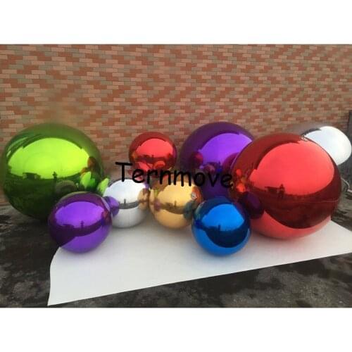 Mirror Balloon PVC inflatable ball christmas giant crystal Reflective mirror ball Hanging Ball In Exhibition Or Event