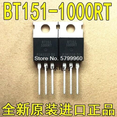 10pcs/lot BT151-1000RT 12A1000V TO-220 transistor