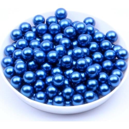 12mm 500pcs No Hole Resin Pearls Many Colors Imitation Round Craft Beads Appliques For Wedding Dresses Garments Decorations