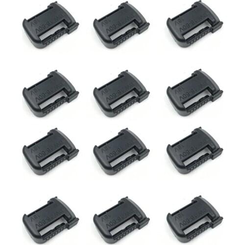 12-Pack Battery Holders For Dewalt DCB200 DCB201 DCB202 DCB203 DCB204 DCB205 DCB206 DCB208 60V Batteries And For M18 18V Promoti