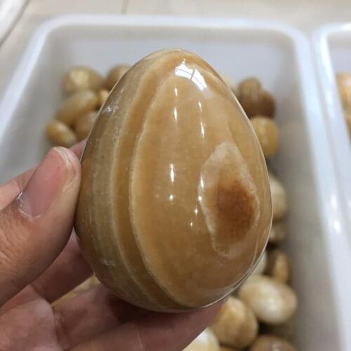 280g Natural Colorful Agate Egg Polished Quartz Crystal Healing