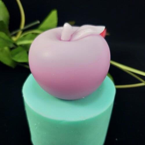 3D apple handmade soap mold mousse cake mold art silicone soap handmade DIY handmade candle mold