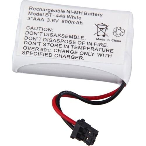 3.6V 800mAh AAA NiMH Cordless Phone Rechargeable Battery BT-446 Replacement Pack BP 446 BT-1005 ER-P512
