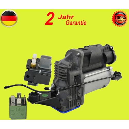 AP03 For BMW 5 Series E61 Air Suspension Pump Compressor & Bracket +Relay +Valve New 37106793778,37206792855