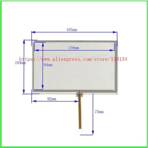 Free shipping 7inch touch screen/digitizer/touch panel 165*104MM for AT070TN82,AT070TN84,AT070TN83