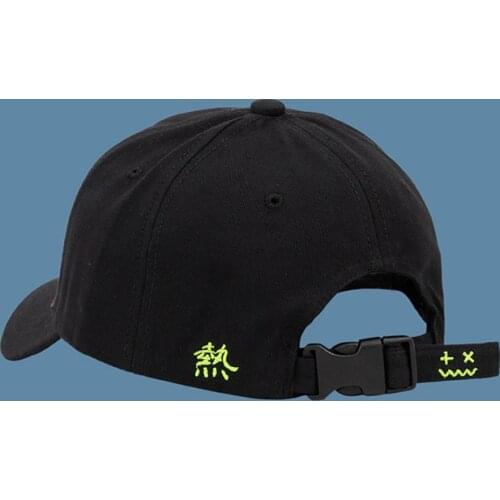 High Quality Hot Text Embroidery Baseball Cap for Men and Women Fashion Cotton Solid Color Hat Casual Snapback Hat Wholesale