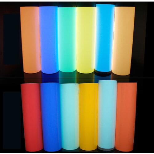 1Pcs 210x297mm Color Decoration Luminous Tape Safety Warning Tape Night Glow Sticker Stage Home Decoration