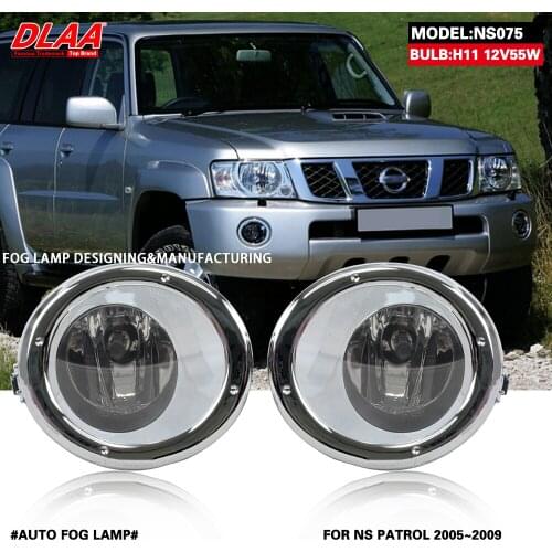 DLAA For Patrol 2005 2006 2007 2008 2009 Front Fog Lights Car Styling Spot Light Fog Lamps With Switch - 1 Pair