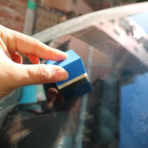 Glass Ceramic Car Coating Sponge Waterproof Nano Ceramics Car Paint Care Pure Wool Felt Hydrophobic Anti-scratch For Auto Glass